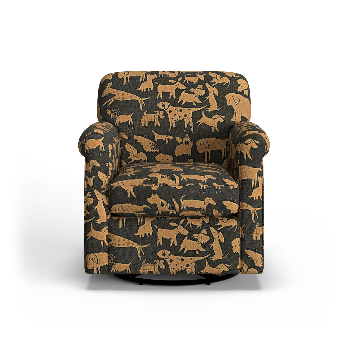 Mabel - Fabric Swivel Chair