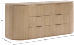 Astrid - Solid Wood And Oak Veneer Dresser