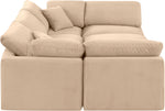 Indulge - Velvet 6 Piece Modular Sectional
