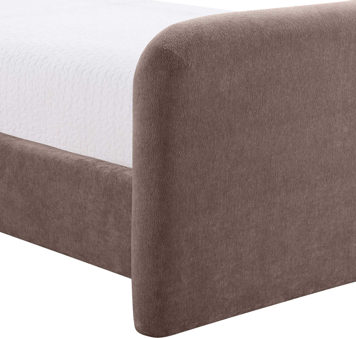 Fira - Chenille Fabric Upholstered Bed