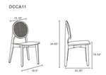 Manhattan Versailles - Dining Chair, Round Backrest
