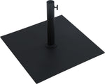 Amalfi - Aluminum Patio Umbrella - Black Base / Light Brown Pole