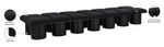 Pavilion - 14 Piece Modular Bench With Black Base