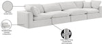 Comfy - Velvet Modular Sofa 4 Seats