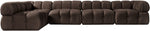 Orin - Velvet 5 Piece Modular Sectional