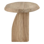 Tiernan - Reclaimed Oak Round Side Table - Woodtone