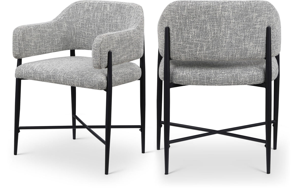 Dame - Fabric Upholstered Dining Chair (Set of 2)