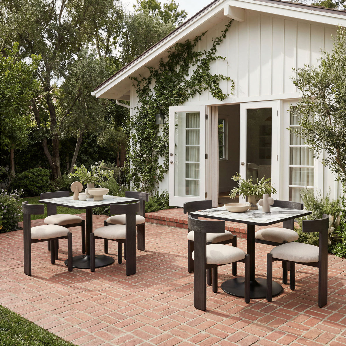 Caliza - Dining Table - Gray / Black