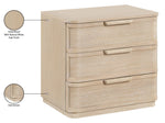 Tiberio - Oak Veneer And Solid Wood Nightstand