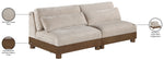 Turin - Chenille Fabric Upholstered Modular Sectional - Taupe