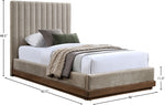 Emmet - Bed - Dark Brown Base