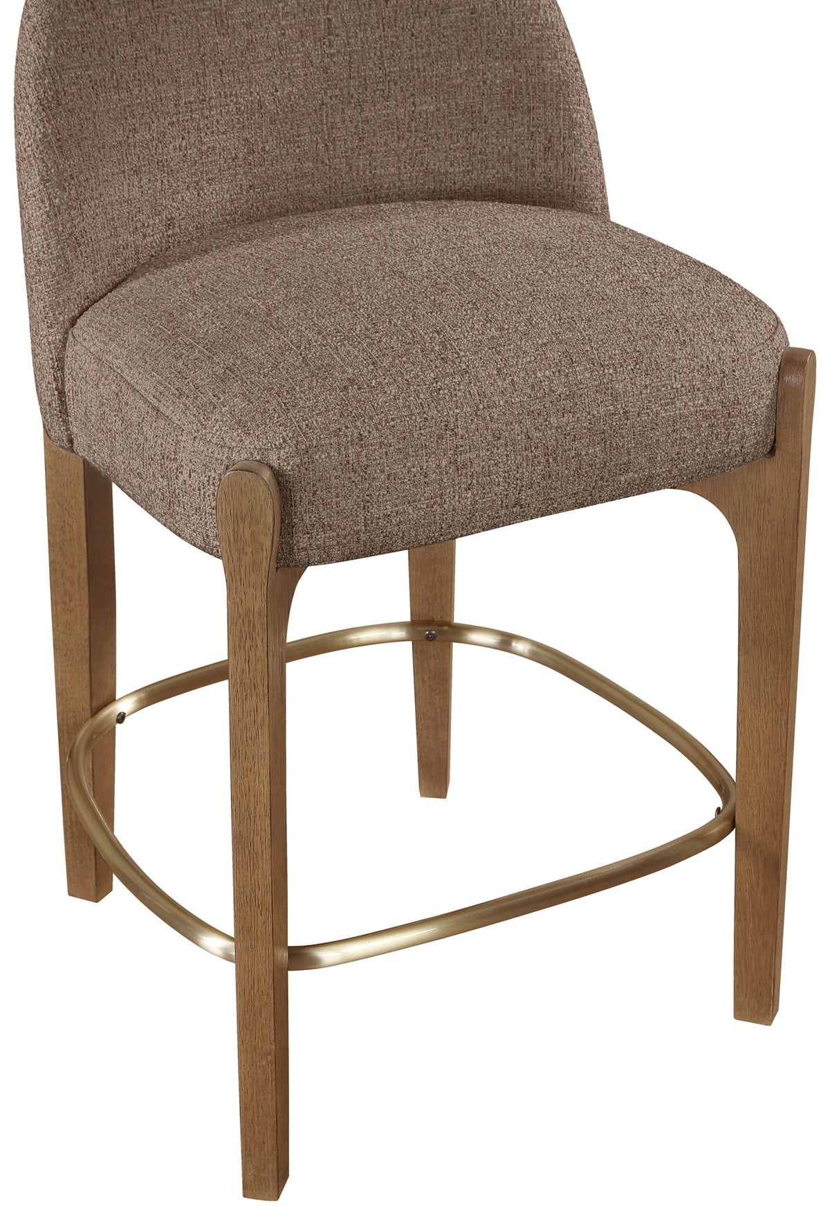 Torino - Counter Stool With Brushed Brown Base