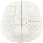 Rummi - Oval Velvet Performance Fabric Upholstered 8 Piece Modular Sectional