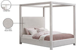 Eden - Boucle Fabric Upholstered Bed