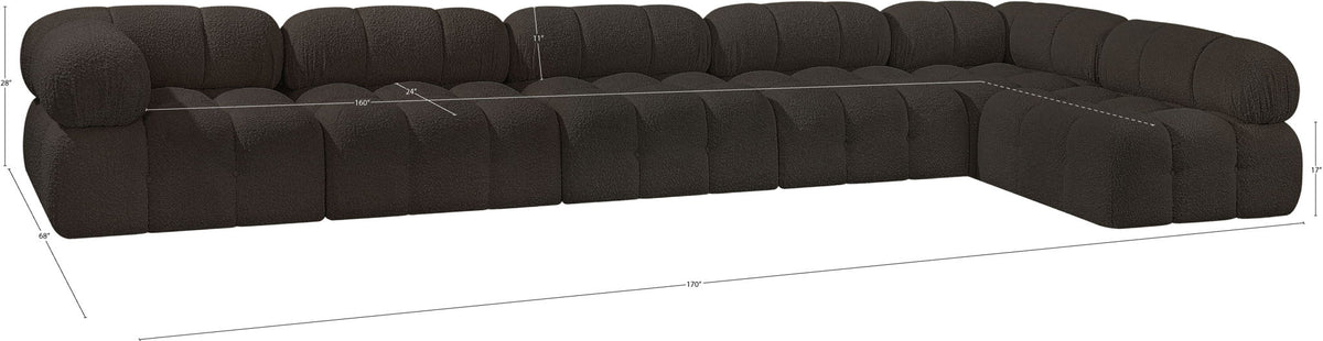 Ames - 6 Piece Modular L-Shaped Sectional