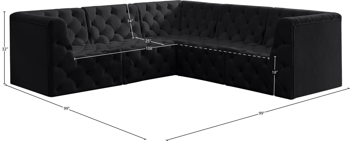 Tuft - 5 Piece Modular Sectional