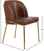 Jagger - Dining Chair (Set of 2) - Gold Base