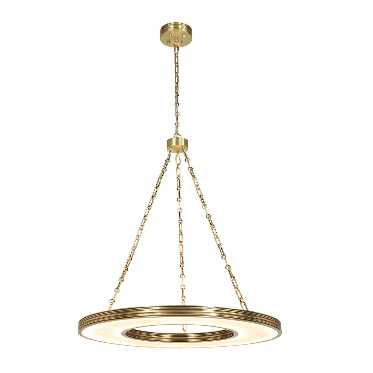 Newport - 1 Light LED Pendant - Brass