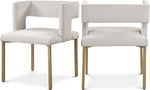 Caleb - Dining Chair with Gold Legs (Set of 2)