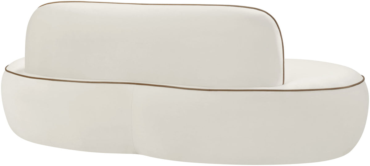 Swerve - Velvet 77" Upholstered Loveseat