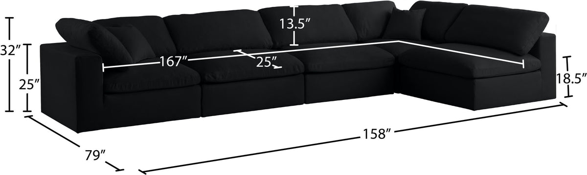Serene - 5 Piece Modular Sectional