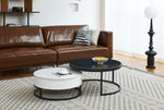 B038 - Coffee Table - White / Black
