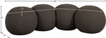 Apollo - Boucle Fabric Bench