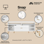 Manhattan Dumbo - Fluted TV Stand