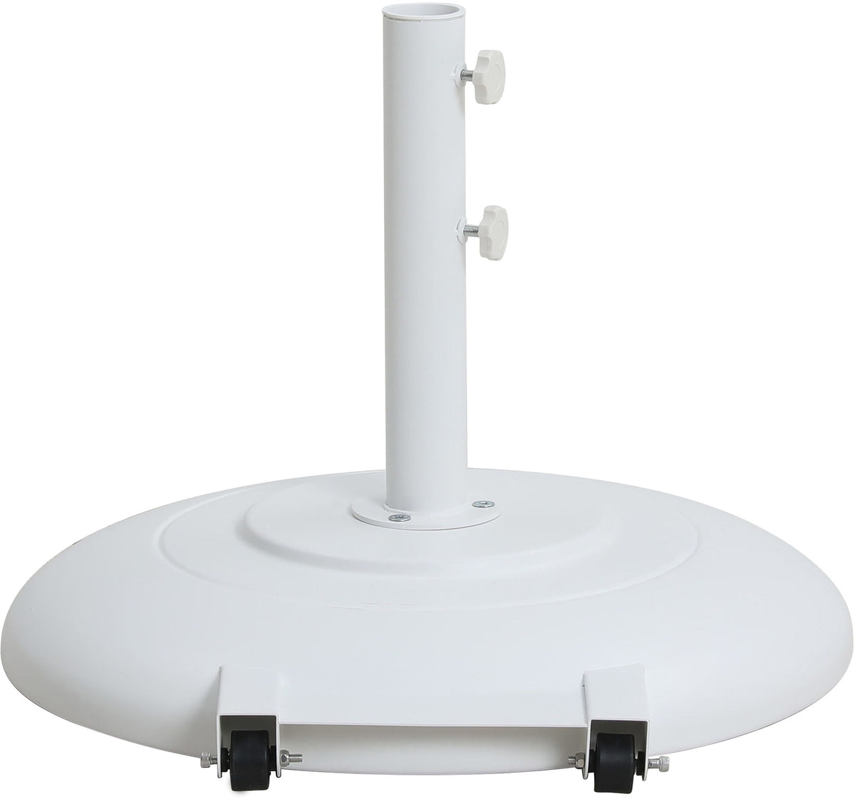 Fiji - Aluminum Patio Umbrella With Round White Base