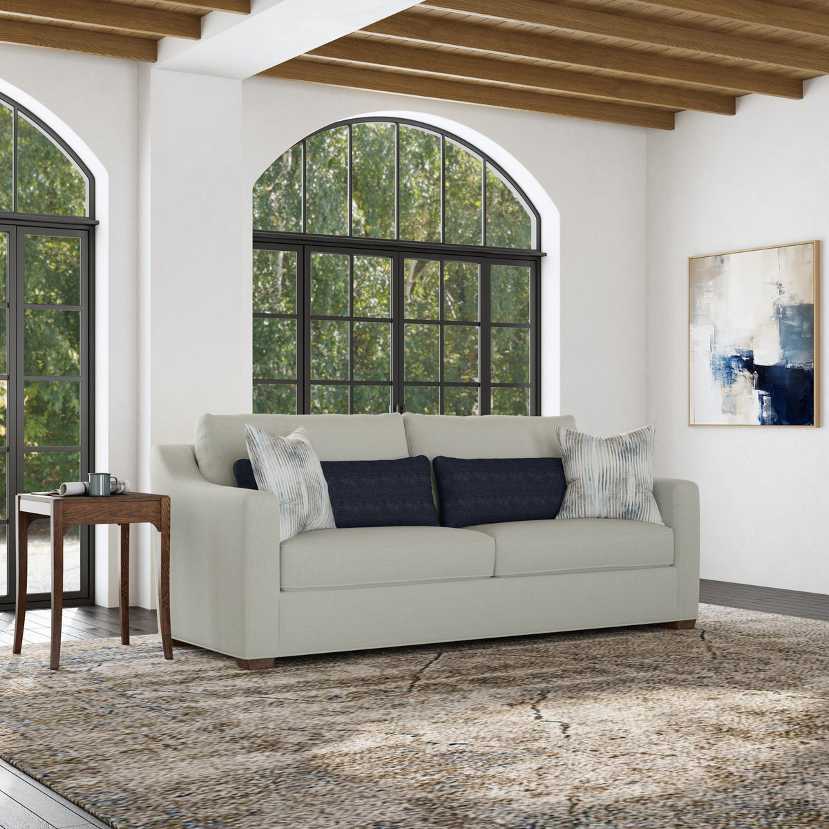 Milo - Fabric Two-Cushion Sofa