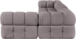 Orin - Fabric Velvet 4 Piece Modular Sectional