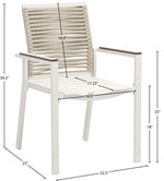 Maldives - Rope Outdoor Patio Dining Arm Chair (Set of 2)