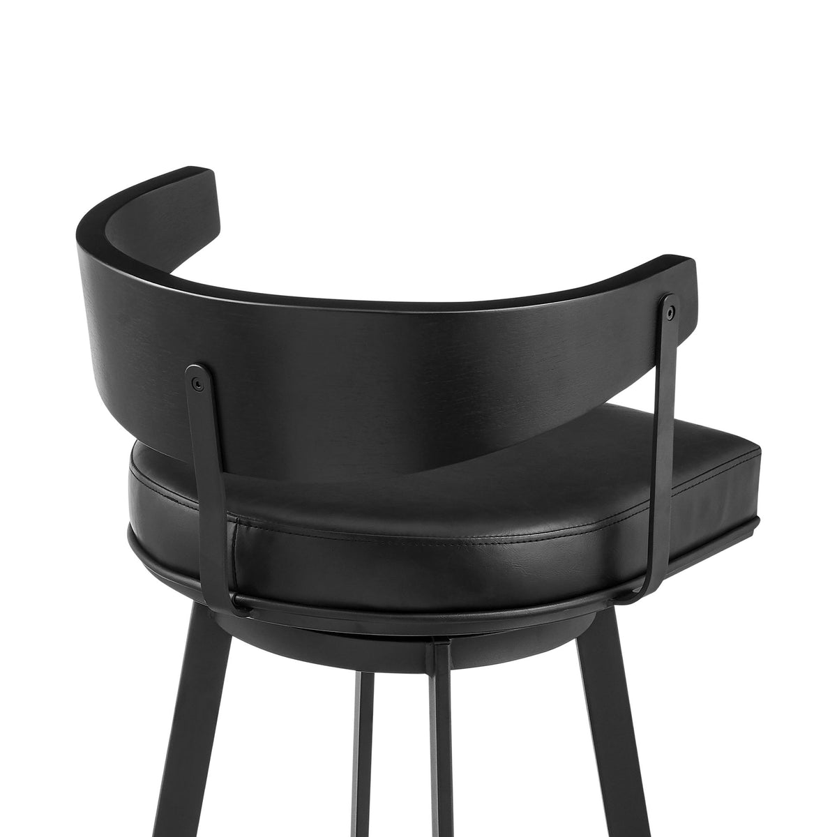 Lacey - Swivel Counter Stool - Black