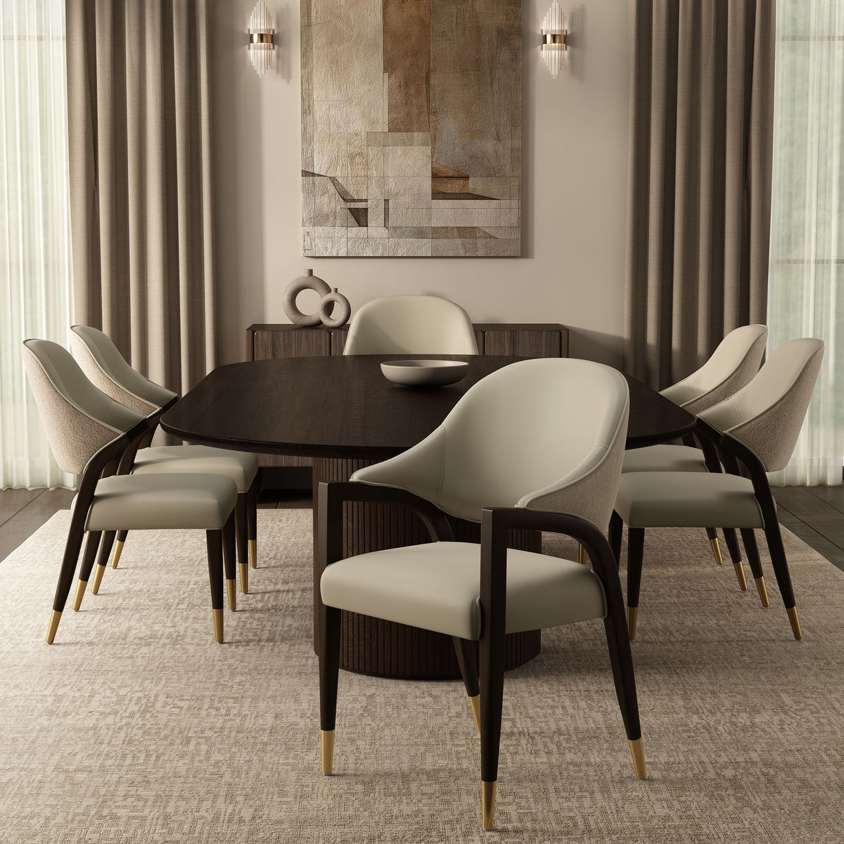 Manhattan Collette - Wood Upholstered Side Chair (Set of 2)