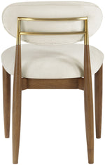 Riccio - Fabric Dining Side Chair (Set of 2) - Walnut Frame