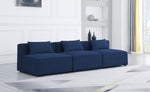 Cube - Linen Modular 3 Seat Armless Sofa