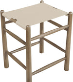 Santos - Backless Counter Stool With Stained Brown Base