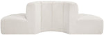 Arc - Boucle Fabric 4 Piece Modular Sofa