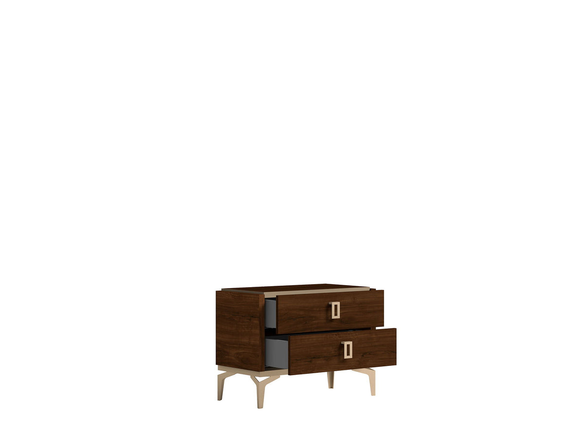 Eva - Nightstand - Dark Brown