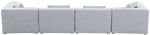Cube - Linen Modular 4 Seat Sofa