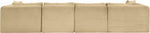Shaggy - 6 Piece Modular Sectional With 2 Ottomans