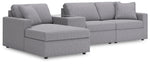 Modmax - L-Shaped Sectional - Granite