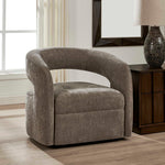 Breis - Swivel Barrel Chair - Gray