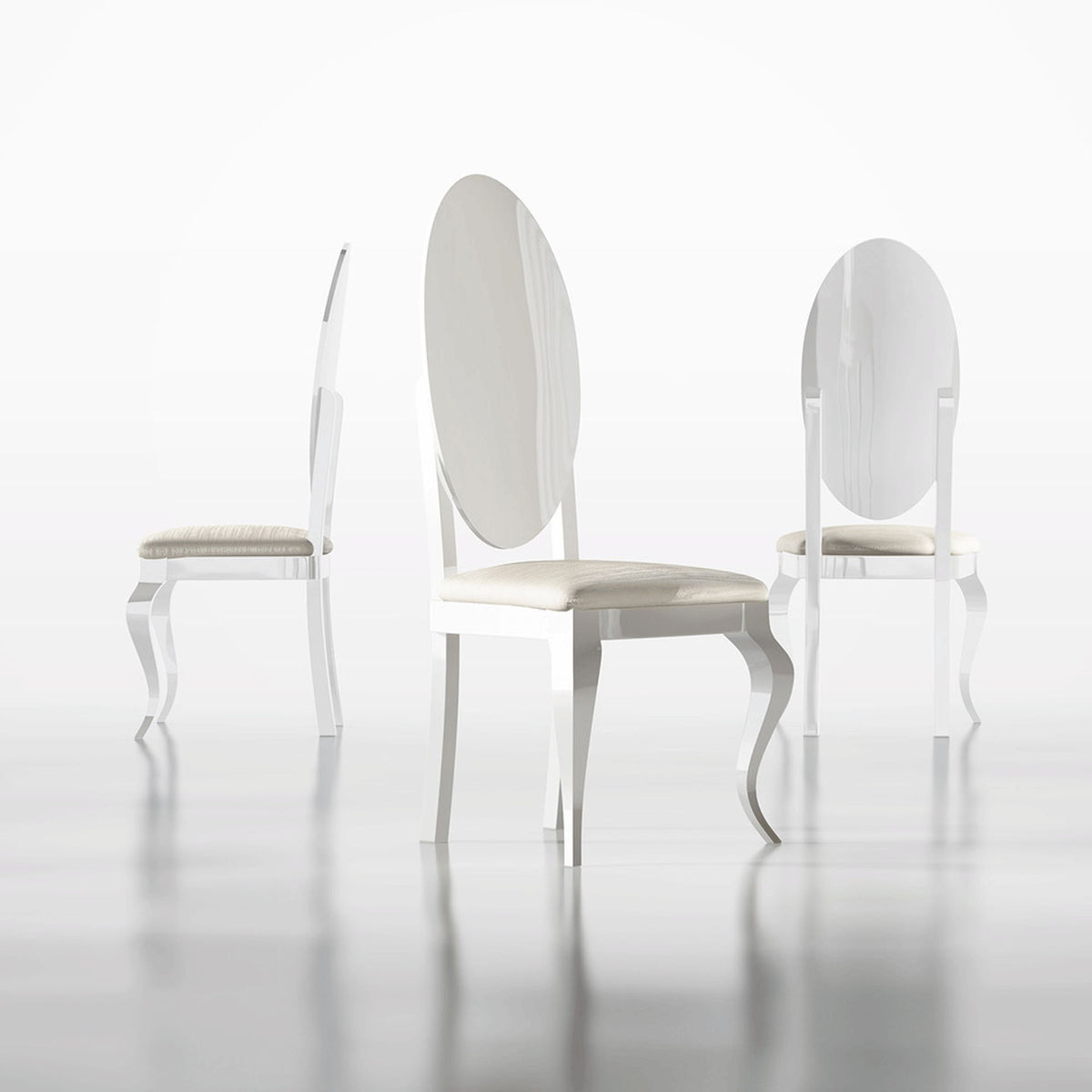 Carmen - Side Chair - White