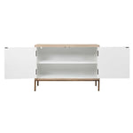 Weimar - 2 Door Cabinet - White / Woodtone