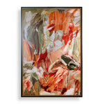 Garden City - Abstract Art - Green / Orange / Pink