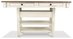 Bolanburg - Rectangular Dining Room Counter Table - Beige