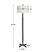 Counteract - Rust Metal Floor Lamp