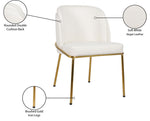 Jagger - Dining Chair (Set of 2) - Gold Base