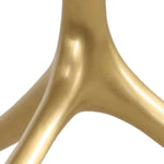 Sure Footed - Accent Table - Brass / Brown